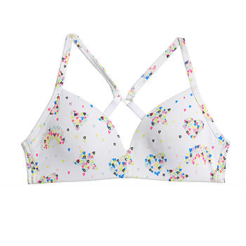 Maidenform Big Girls Hearts Bralette, Color: Ditzy Heart Icons - JCPenney