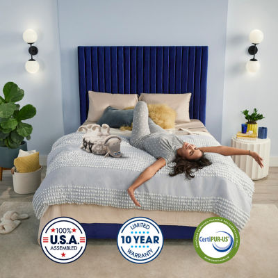 Serta® Classic Firm Mattress Only, Color White Blue JCPenney