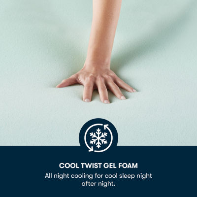 Serta® Classic Elite Plush Mattress Only, Color White Blue JCPenney