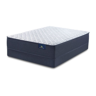 Serta® Classic Elite Extra Firm Mattress + Box Spring , Color White