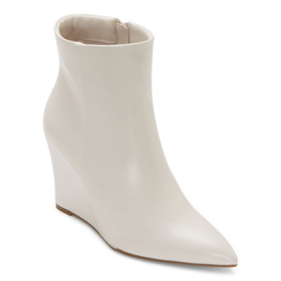 Worthington Womens Padley Wedge Heel Booties JCPenney