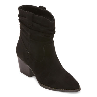 a.n.a Womens Delia Stacked Heel Slouch Boots