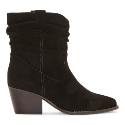 a.n.a Womens Delia Stacked Heel Slouch Boots