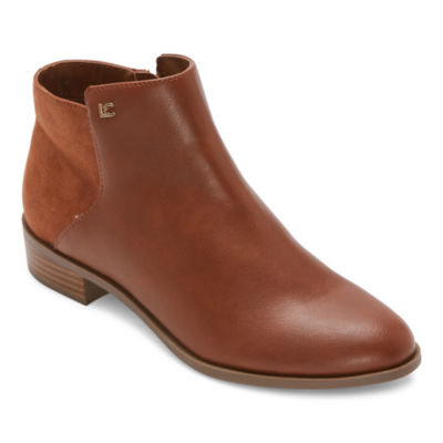 Liz hot sale cognac bootie