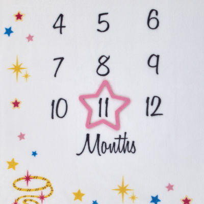 Warner Bros Wonder Woman Baby Milestone Blanket