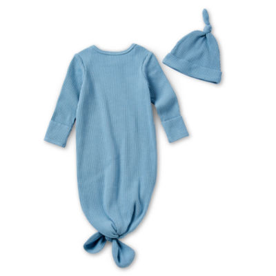 Okie Dokie Baby Boys Crew Neck Long Sleeve 2-pc. Nightgown