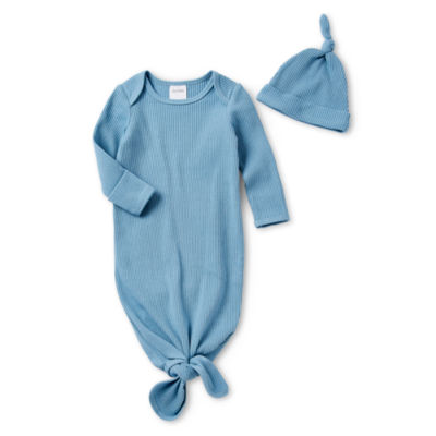 Okie Dokie Baby Boys Crew Neck Long Sleeve 2-pc. Nightgown