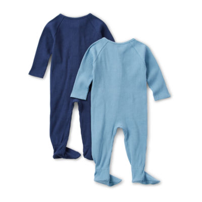 Okie Dokie Baby Boys 2-pc. Ribbed Bodysuit Set