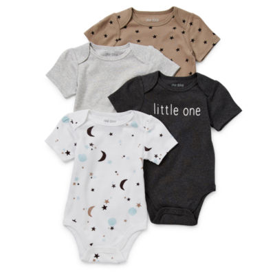 Okie Dokie Baby Unisex 4-pc. Crew Neck Short Sleeve Bodysuit