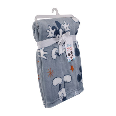Disney Collection Mickey Mouse Baby Blanket, Color: Gray JCPenney