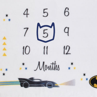 Warner Bros Batman Baby Milestone Blanket