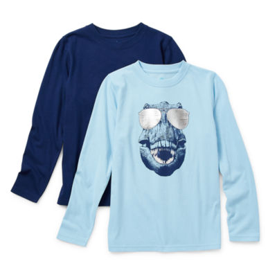 Thereabouts Little & Big Boys 2-pc. Crew Neck Long Sleeve Graphic T-Shirt