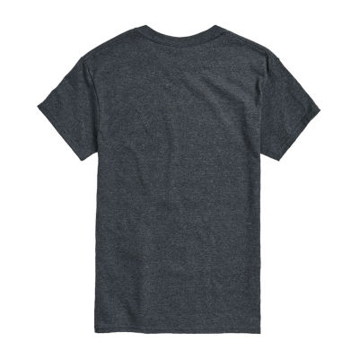 Mens Crew Neck Short Sleeve Regular Fit Graphic T-Shirt