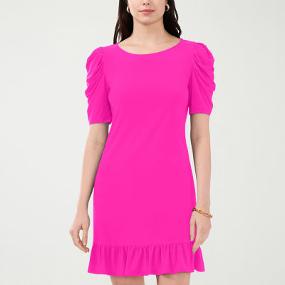 MSK Womens Short Sleeve Shift Dress