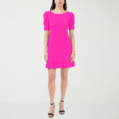 MSK Womens Short Sleeve Shift Dress