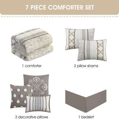 Stratford Park Anis 7pc Midweight Comforter Set