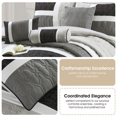 Stratford Park Palmira 7pc Midweight Comforter Set