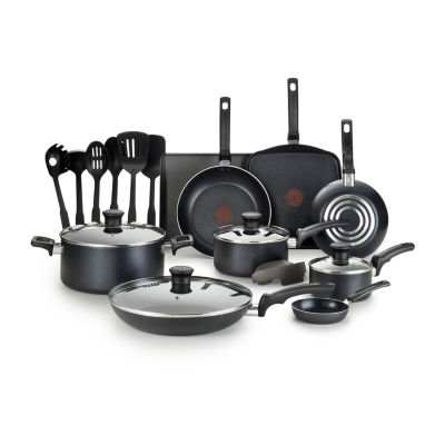 T-Fal Essentials 20-pc. Aluminum Non-Stick Cookware Set