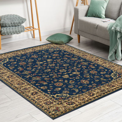 Castello Rachel Traditional Oriental Sarouk Indoor Rectangular Accent Rug