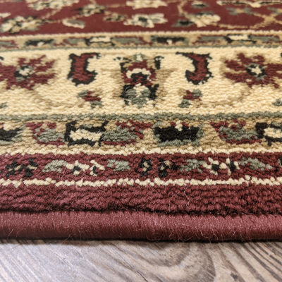 Castello Rachel Traditional Oriental Sarouk Indoor Rectangular Accent Rug