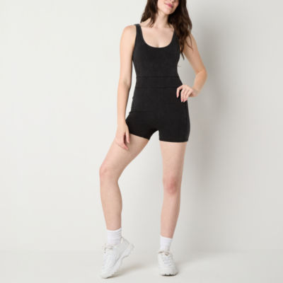 Arizona Sleeveless Active Bodysuit-Juniors