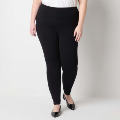 Liz Claiborne Plus Womens Mid Rise Full Length Leggings