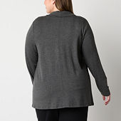 Jcpenney womens plus size cardigans best sale