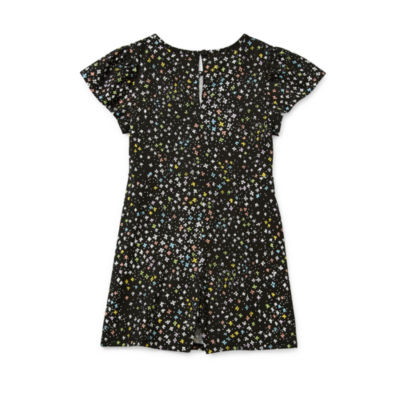 Thereabouts Little & Big Girls Short Sleeve Wrap Dress