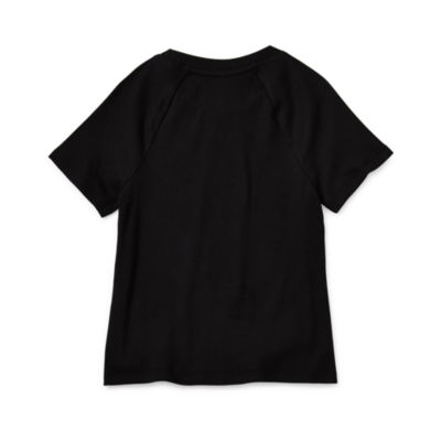 Thereabouts Little & Big Girls Round Neck Short Sleeve Graphic T-Shirt