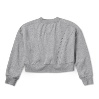 Xersion Little & Big Girls Crew Neck Long Sleeve Fleece Sweatshirt