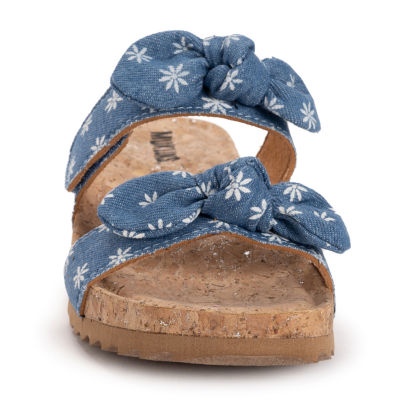 Muk Luks Posie Womens Footbed Sandals