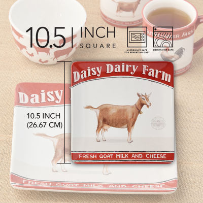 Certified International Vintage Farm 4-pc. Ceramic Dinner Plate