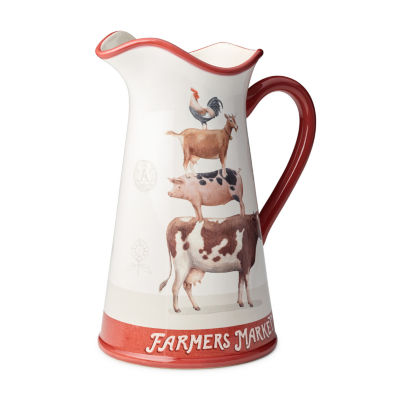 Certified International Vintage Farm Serving Pitcher