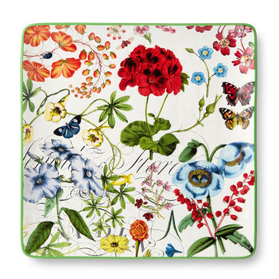 Certified International Greenhouse Ceramic Serving Platter