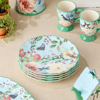 Certified International Flora 4-pc. Ceramic Dinner Plate