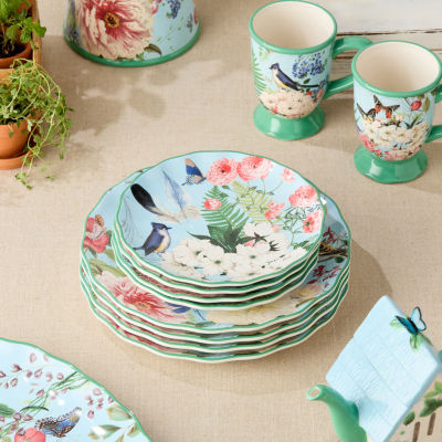 Certified International Flora 4-pc. Ceramic Salad Plate