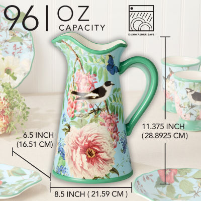 Certified International Flora Serving Pitcher