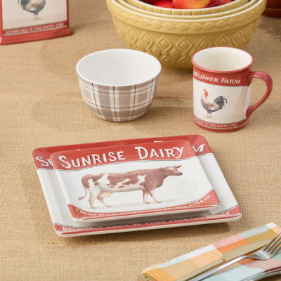 Certified International Vintage Farm 16-pc. Ceramic Dinnerware Set