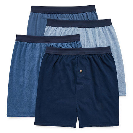 Hanes Freshiq Comfortflex Waistband Mens 4 Pack Boxers, Large, Multiple Colors