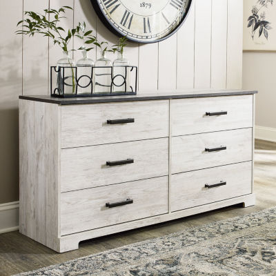 Signature Design by Ashley® Shawburn Bedroom Collection 6-Drawer Dresser