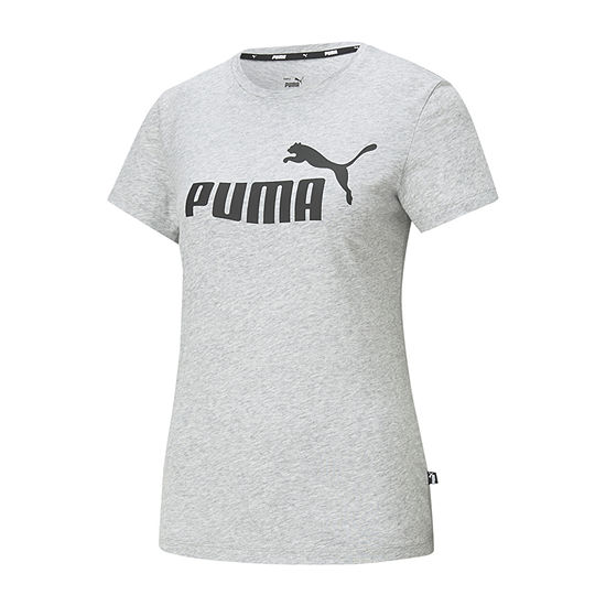 Puma Essential Logo Womens Crew Neck Short Sleeve T-Shirt Plus