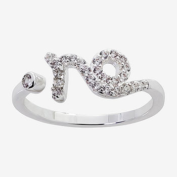 Sparkle Allure Zodiac 2MM Cubic Zirconia Pure Silver Over Sparkle Allure Zodiac 2MM Cubic Zirconia Pure Silver Over