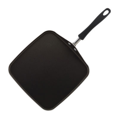 Farberware 11-inch Aluminum Non-Stick Square Griddle, Black - FREE