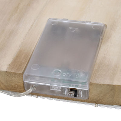 Nojo Light Up Cloud Wood Wall Art