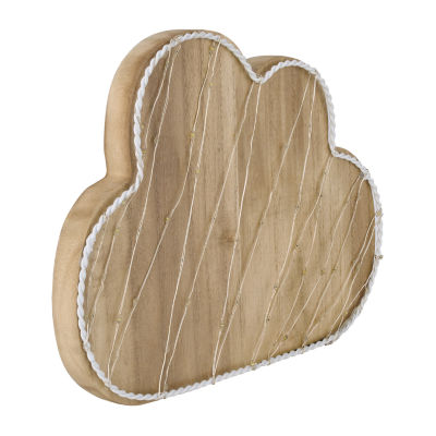 Nojo Light Up Cloud Wood Wall Art