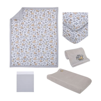 Disney Collection 6pc. The Lion King Crib Bedding Set, Color Gray