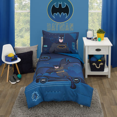 Warner Bros 4pc. Batman Toddler Bedding Set, Color Blue JCPenney