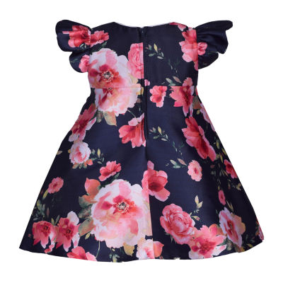 Bonnie Jean Toddler Girls Sleeveless Flutter Sleeve A Line Dress