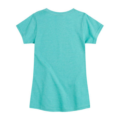 Little & Big Girls Crew Neck Short Sleeve Whitney Houston Graphic T-Shirt