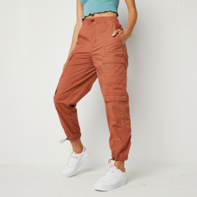 Arizona Womens High Rise Straight Cargo Pant-Juniors